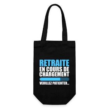 Humour Cadeau Retraité - Retraite En Cours - Sac à bouteille - noir - Devant
