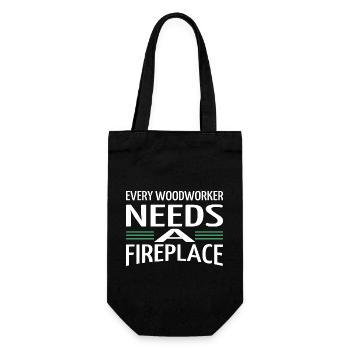 Bingo Hall Tshirts Tree Fun Joke Sayings Carpenter - Gift Bag for Bottles - black - Front