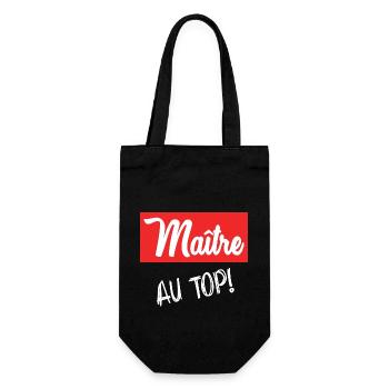 MAITRE - Sac à bouteille - noir - Devant