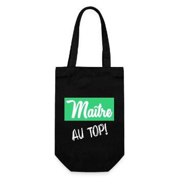 MAITRE - Sac à bouteille - noir - Devant