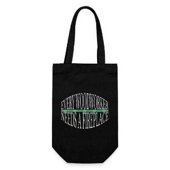 Aaron Carpenter Tshirts Bûcheron Papa Plombier - Sac à bouteille - noir - Devant