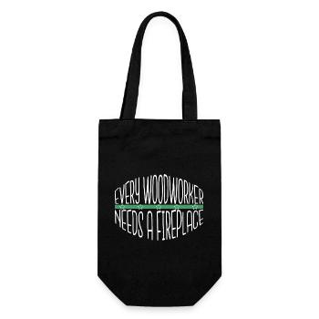 Best Carpenter Jokes Tshirts Cabinetmaker Plumber - Gift Bag for Bottles - black - Front