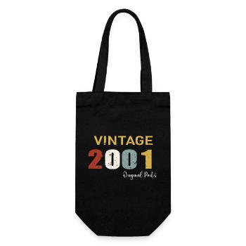 Original parts 2001 - 23rd Anniversary Gift - Gift Bag for Bottles - black - Front