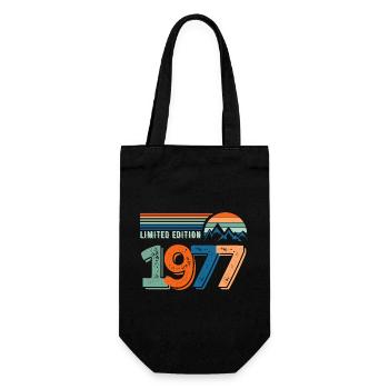 Limitierte Auflage 1977 - Geschenkbeutel für Flaschen - Schwarz - Vorne