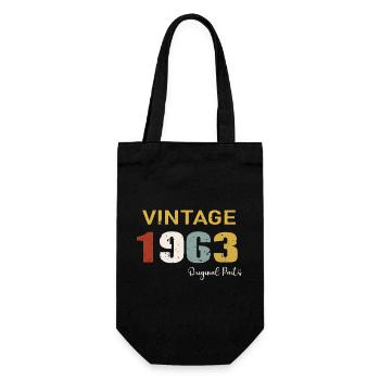 Original parts 1963 - 61 Year Anniversary Gift - Gift Bag for Bottles - black - Front