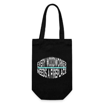Job Proud Carpenter Skull T-shirts - Sac à bouteille - noir - Devant