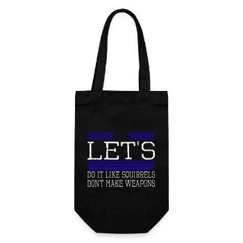 Cadeau d’anniversaire déclaration Mouvement de la paix heureux - Sac à bouteille - noir - Devant