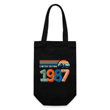 Limitierte Auflage 1987 - Geschenkbeutel für Flaschen - Schwarz - Vorne