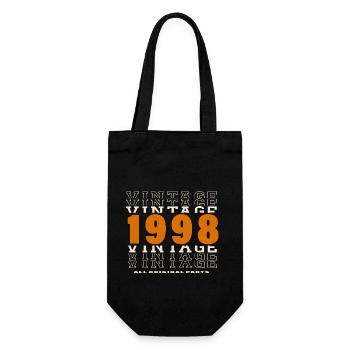 1998 : Vintage - 26e anniversaire - Sac à bouteille - noir - Devant