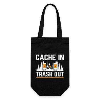 Géocaching Géocache Géocacher Funny Geocacher Sayi - Sac à bouteille - noir - Devant