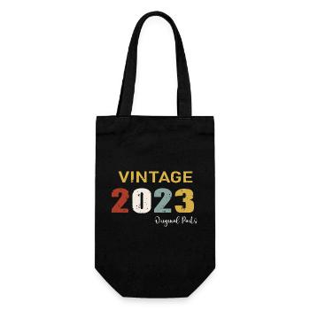 Original parts 2023 - Cadeau d Anniversaire 1 an - Sac à bouteille - noir - Devant