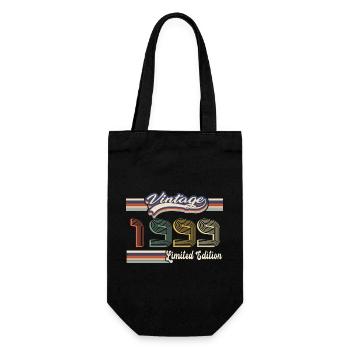 Original 1999 Vintage edition Retro Birthday - Sac à bouteille - noir - Devant