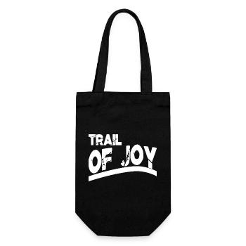 Cross-Country Biking Fun Statement - Gift Bag for Bottles - black - Front