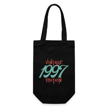 Jahrgang 1997 Ausgabe - Geschenkbeutel für Flaschen - Schwarz - Vorne