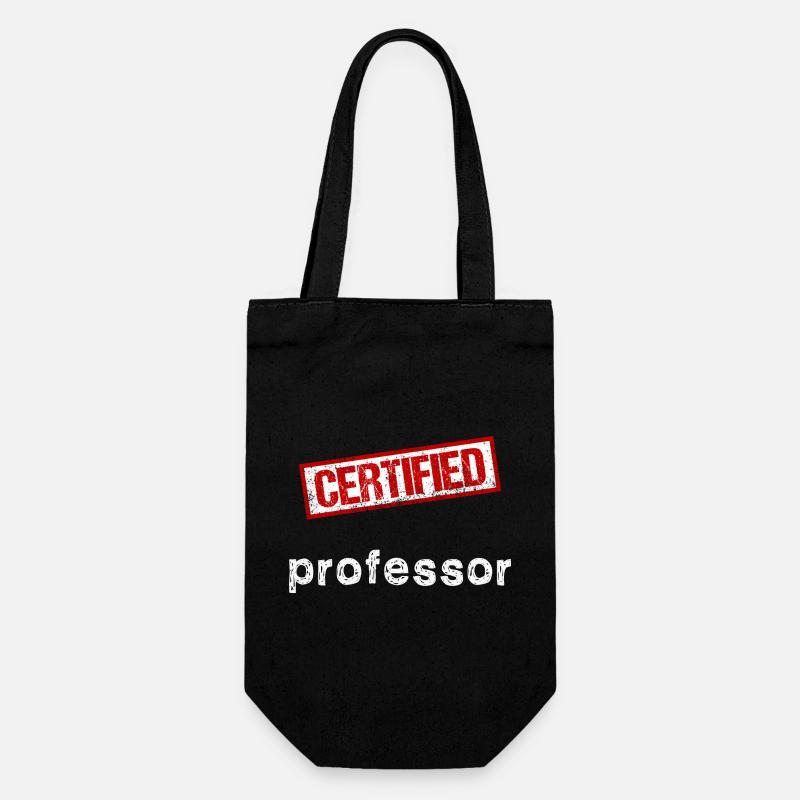 Professor - Gift Bag for Bottles - black