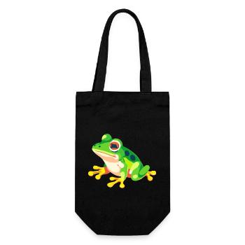 Grenouille - Sac à bouteille - noir - Devant