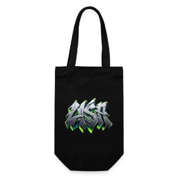 Lisa name graffiti - Geschenkbeutel für Flaschen - Schwarz - Vorne