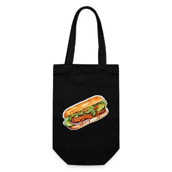 Banh Mi - Geschenkbeutel für Flaschen - Schwarz - Vorne