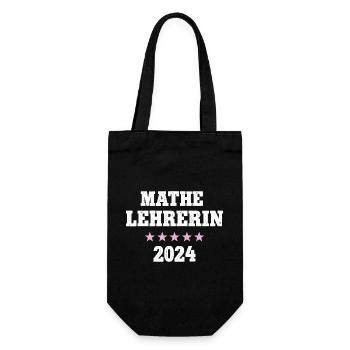 Mathe Studium 2024 Lehramt Studentin Lehrerin Math - Geschenkbeutel für Flaschen - Schwarz - Vorne