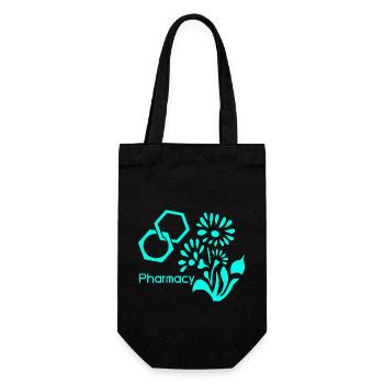 Pharmacy - Gift Bag for Bottles - black - Front