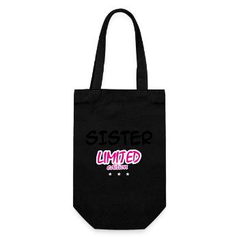 SISTER LIMITED EDITION - Geschenkbeutel für Flaschen - Schwarz - Vorne
