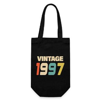 1997 Vintage Retro Classic 1997 - Geschenkbeutel für Flaschen - Schwarz - Vorne
