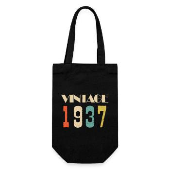 2010 Vintage Geschenk in limitierter Auflage - Geschenkbeutel für Flaschen - Schwarz - Vorne