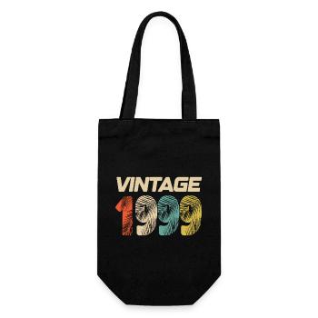 Jahrgang 1999 Retro - Bestseller - Geschenkbeutel für Flaschen - Schwarz - Vorne
