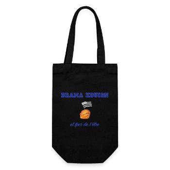 Fier d être un drama kouign Blue - Sac à bouteille - noir - Devant