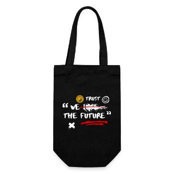 Crypto Summer: The Heat is On | Bitcoin The Future - Gift Bag for Bottles - black - Front