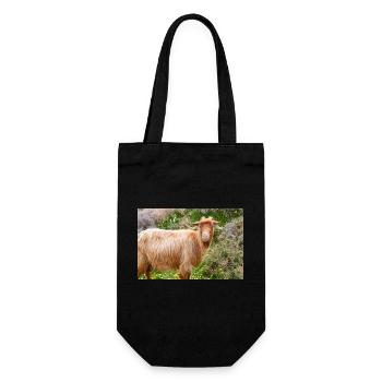 Bergziege im Nationalpark Park Λίμνη Συμπ - Geschenkbeutel für Flaschen - Schwarz - Vorne