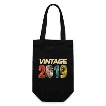 Vintage 2019 Retro - Best Seller - Gift Bag for Bottles - black - Front