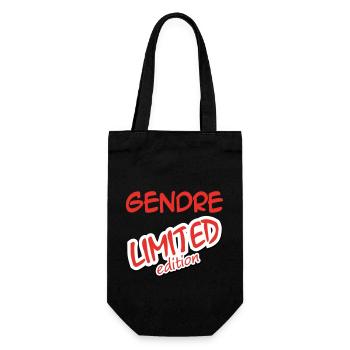 GENDRE LIMITED EDITION - Gift Bag for Bottles - black - Front