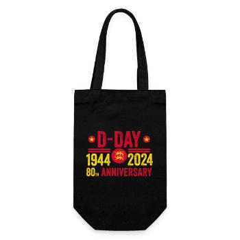 Normandie jour j 80e anniversaire 1944 2024 - Sac à bouteille - noir - Devant