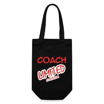 COACH LIMITIERTE AUFLAGE - Geschenkbeutel für Flaschen - Schwarz - Vorne