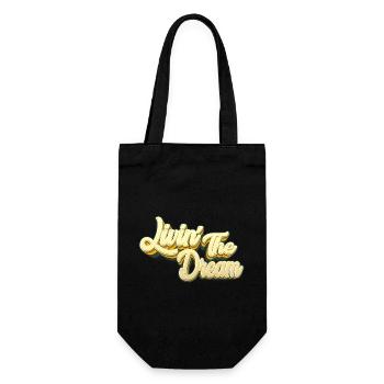Vivre le rêve - Sac à bouteille - noir - Devant