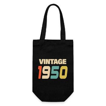 1950er Jahre Vintage Retro Classic 1950er Jahre - Geschenkbeutel für Flaschen - Schwarz - Vorne
