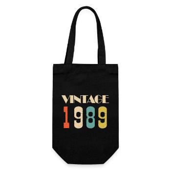 1958 Vintage Édition limitée Cadeau - Sac à bouteille - noir - Devant