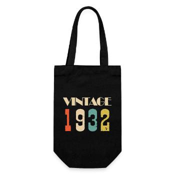 2015 Vintage Geschenk in limitierter Auflage - Geschenkbeutel für Flaschen - Schwarz - Vorne