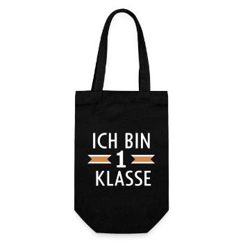 Children's First Day at School 2024 - Geschenkbeutel für Flaschen - Schwarz - Vorne