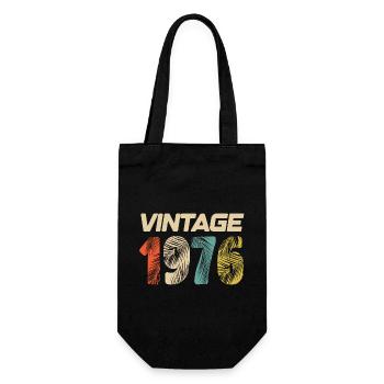 Vintage 1976 Retro - Bestseller - Geschenkbeutel für Flaschen - Schwarz - Vorne