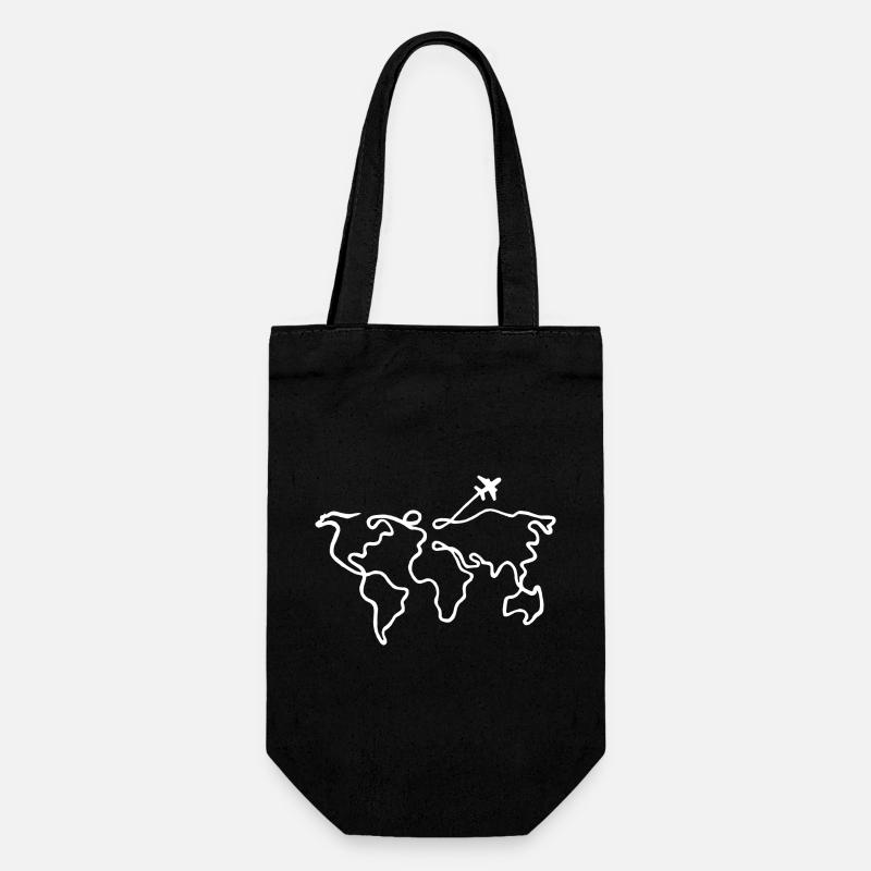 Voyage autour du monde - Sac à bouteille - noir