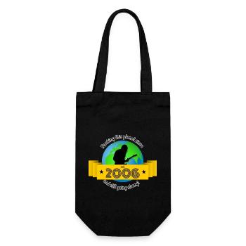 18. Geburtstag Rocking this planet since 07/2006 - Gift Bag for Bottles - black - Front