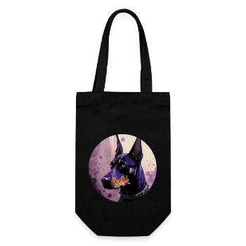 Cool Doberman - Sac à bouteille - noir - Devant