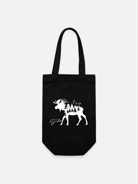 Schweden Schweden Viking Norden Skandinavien Mittsommer - Geschenkbeutel für Flaschen - Schwarz