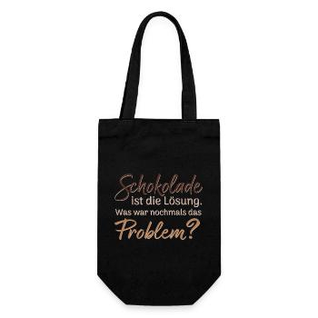 Chocolate - Gift Bag for Bottles - black - Front