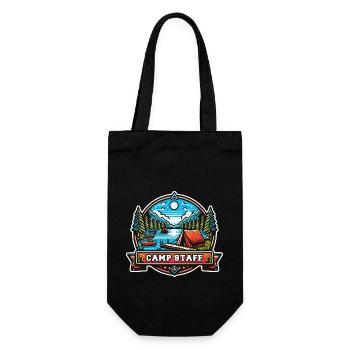 Camp Staff Holiday Camp Supervisor Working Holidays - Gift Bag for Bottles - black - Front