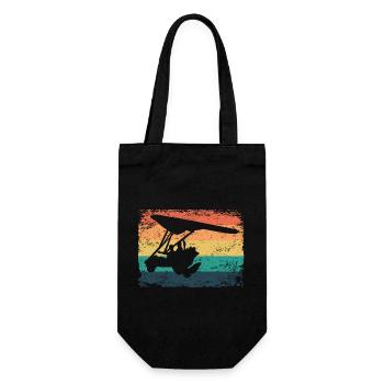 Paratrike Motor Hang Glider Deltatrike - Gift Bag for Bottles - black - Front