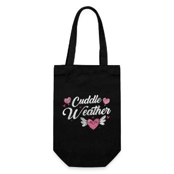 Partenaire relationnel Tendresse câline - Sac à bouteille - noir - Devant
