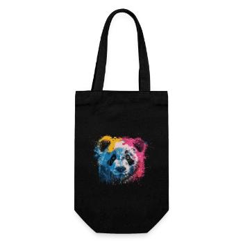 Panda - Sac à bouteille - noir - Devant